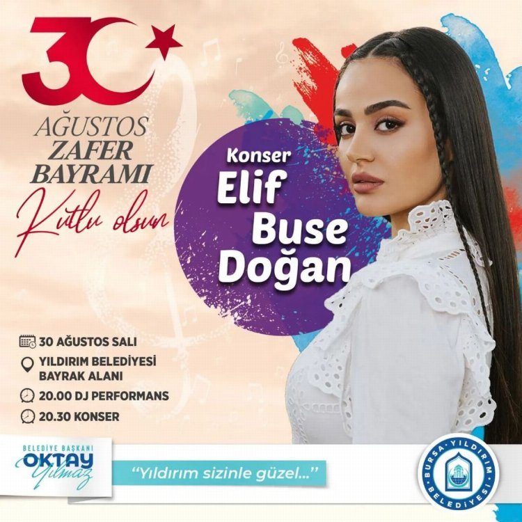 Elif Buse Doğan Yıldırımlıları 30 Ağustos'ta coşturacak 2