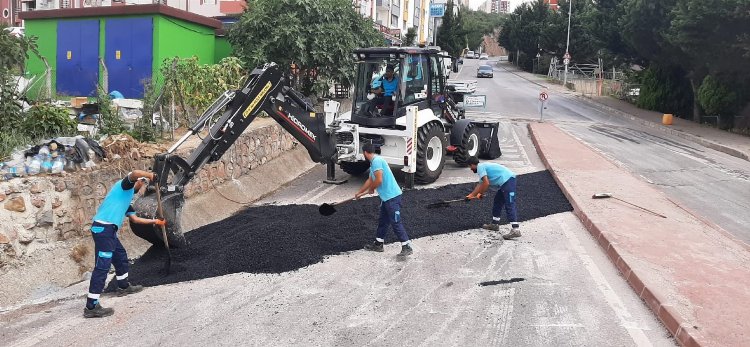 Kocaeli'de Yol Bakım Timi iş başında 1