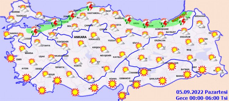 9 ile çok kuvvetli yağış ve fırtına uyarısı! Türkiye'de bugün hava nasıl olacak? 4