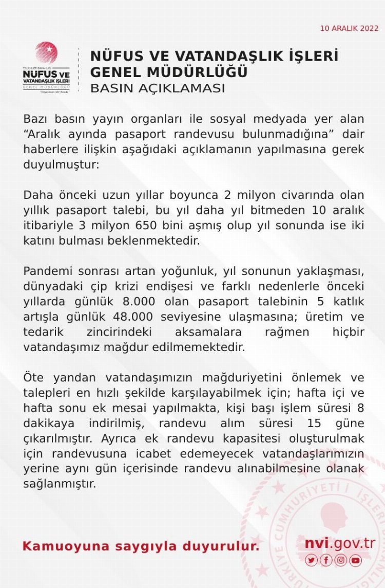 NVİ: Vatandaşlar mağdur edilmiyor 1