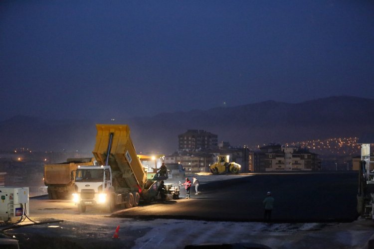 Kocaeli'nin Hatay'da kurduğu hastanede yol ve otopark tamam 1