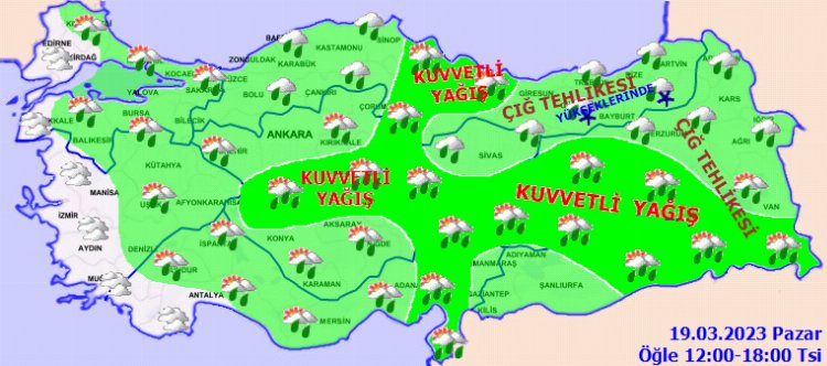 Meteoroloji'den kuvvetli yağış ve ani sel uyarısı 1