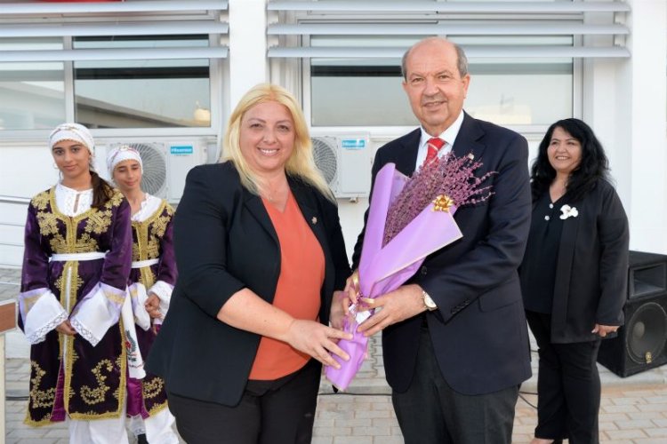 KKTC'de köy kadınlarının el emekleri sergilendi 1