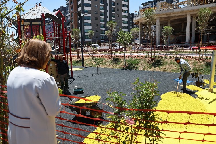 Gaziantep'te Türkiye Yüzyılı Cumhuriyet Parkı şekilleniyor 1