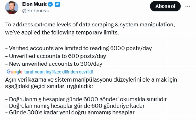 Musk'tan Twitter için yeni hamle 1