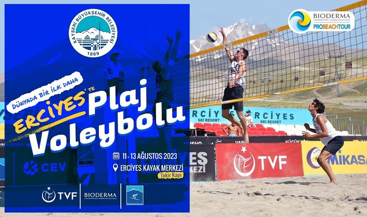 Erciyes Dağı'nda Plaj Voleybolu heyecanı 1