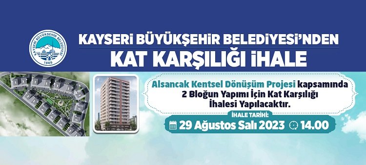 Kayseri'de kentsel dönüşüm sırası Alsancak'ta 1