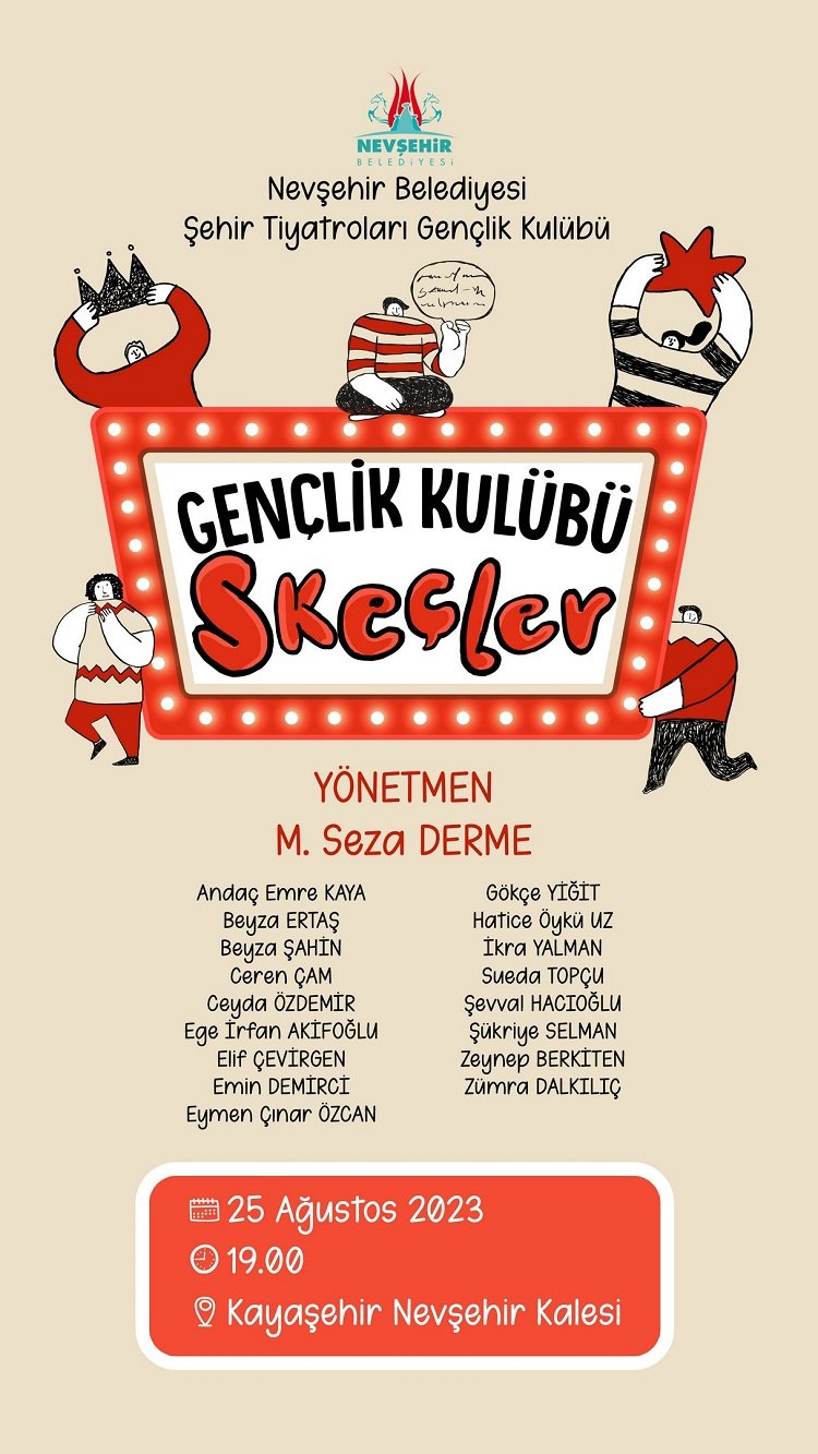 Nevşehirli tiyatrocular 'skeçler'le güldürecek 1