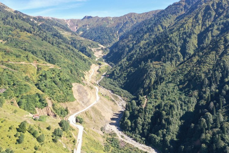 Rize'de Andon İçme Suyu Gölet projesine inceleme 1