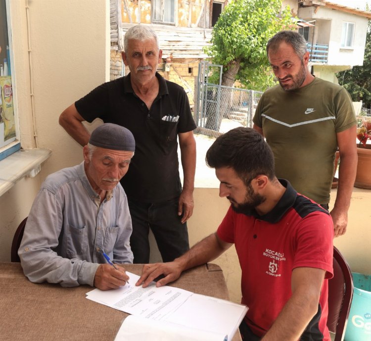 Selden tarlaları zarar gören çiftçilere Kocaeli desteği 1