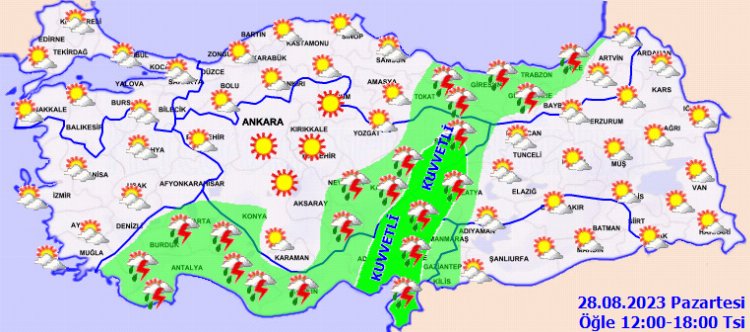 Sıcak havaya 3 gün yağmur molası 1