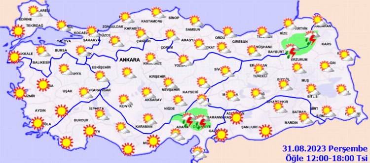 Sıcak havaya dikkat! Dereceler yükseliyor 1