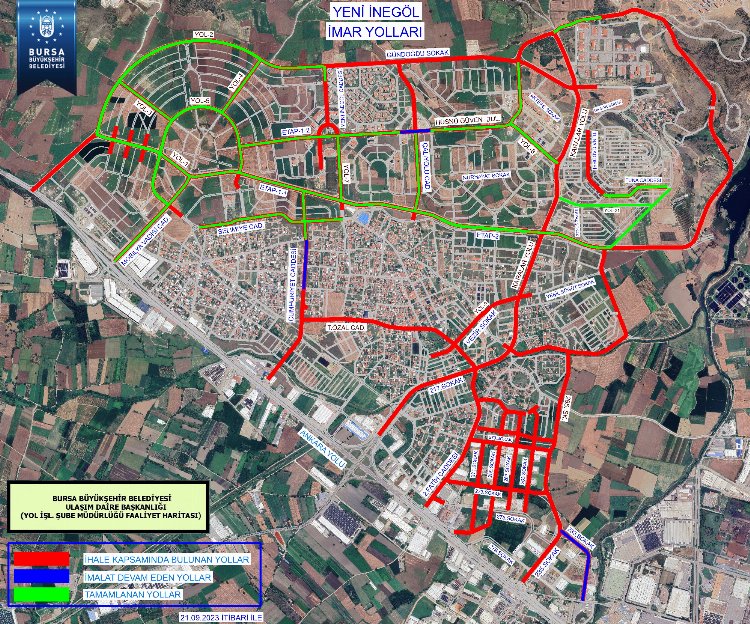 Bursa'da yeni İnegöl yeni yollarla şekilleniyor 2