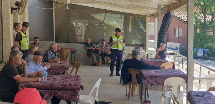 Karlıköy’de Jandarma'dan trafik eğitimi 1