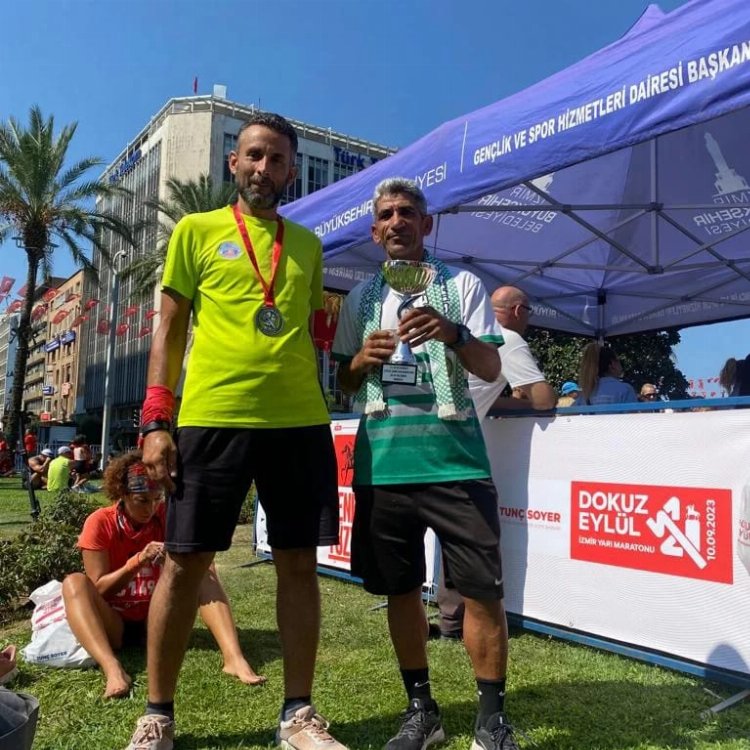 Manisalı atlet, uluslararası yarı maratonda yine kürsüde 1