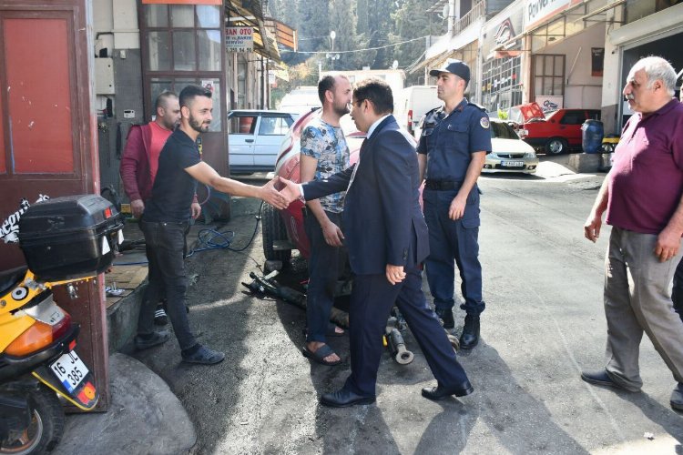 Mudanya Kaymakamı Terzi'den sanayi esnafına ahilik ziyareti 1