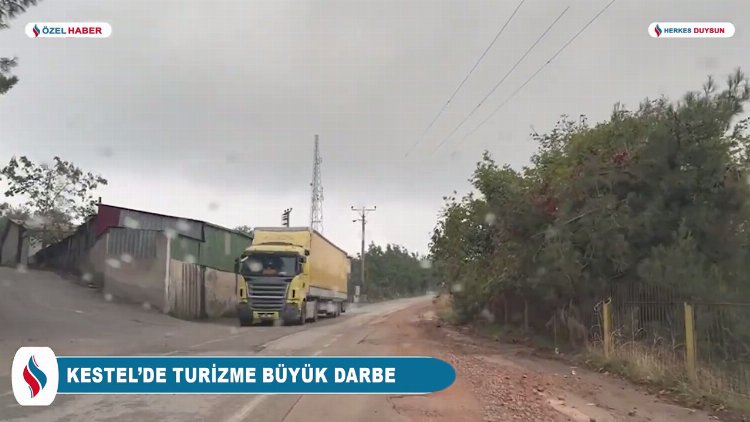 Bursa Kestel'de bu yol turistleri kaçırıyor! Kestel'de turizme büyük darbe! 1