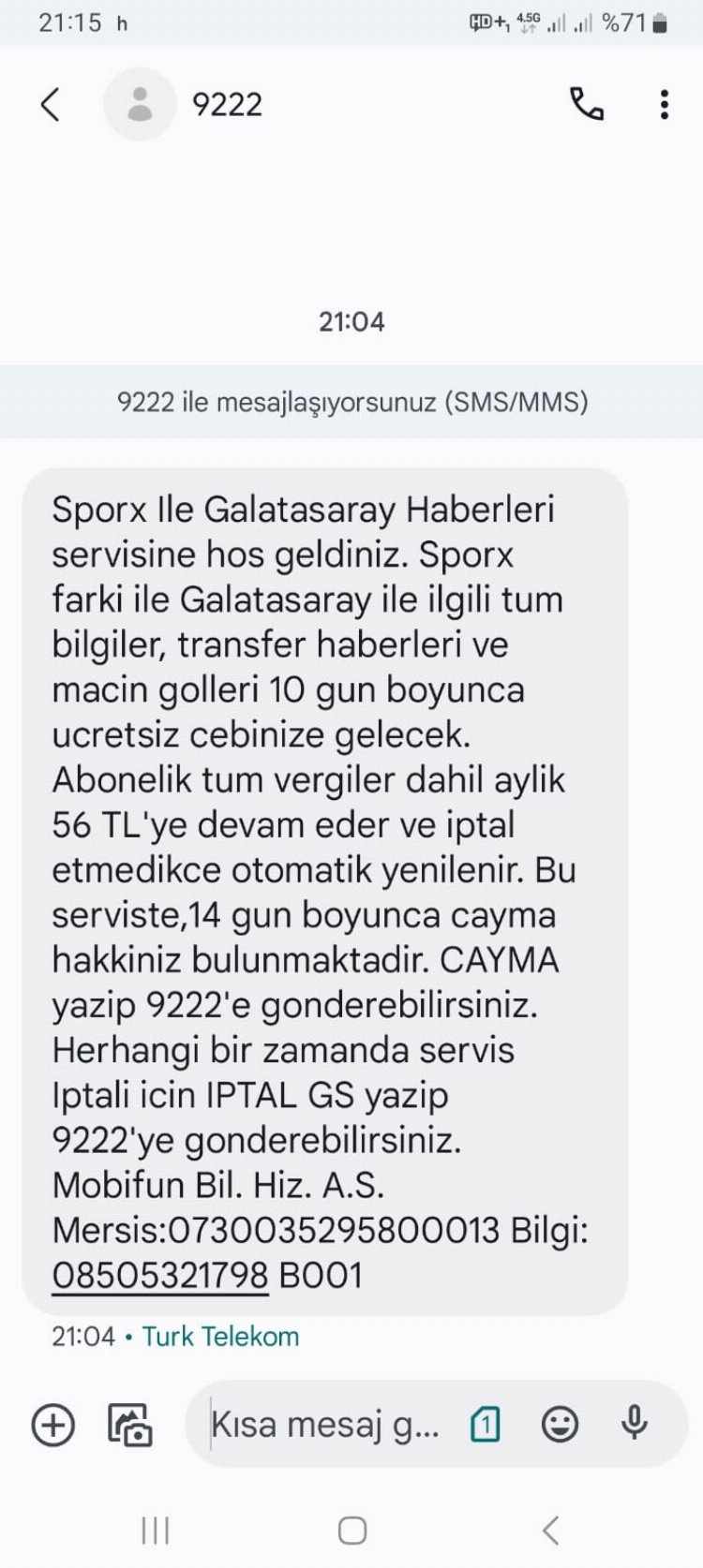 GSM şirketi 3. şahıs firmalarla birlikte vatandaşın cebine göz dikti! 1