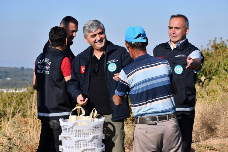 Manisa'da çiftçi kadınların günü tarlada kutlandı 1