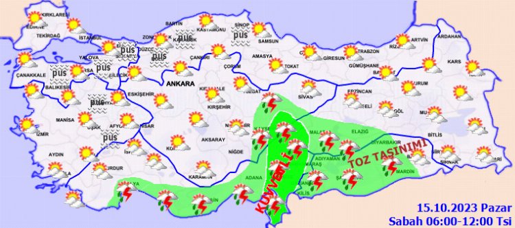 Meteoroloji'den güney ve güneydoğu illerine 'kuvvetli' uyarı! 1