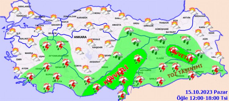 Meteoroloji'den güney ve güneydoğu illerine 'kuvvetli' uyarı! 2