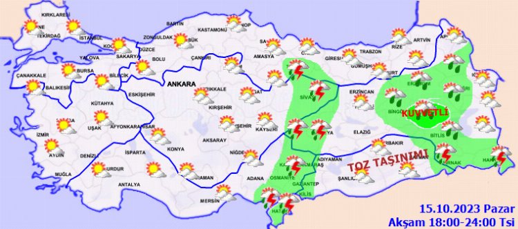 Meteoroloji'den güney ve güneydoğu illerine 'kuvvetli' uyarı! 3