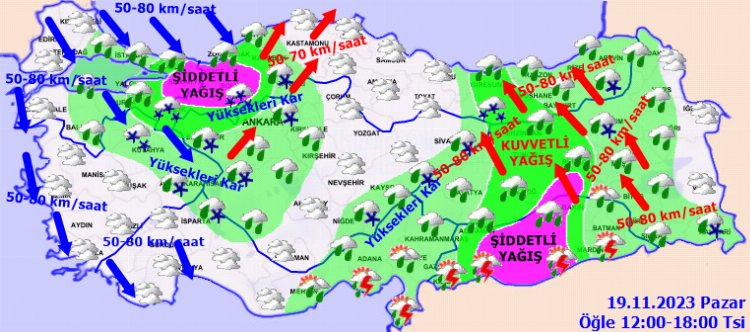 Bugün bir çok şehir güne bembeyaz başladı 2