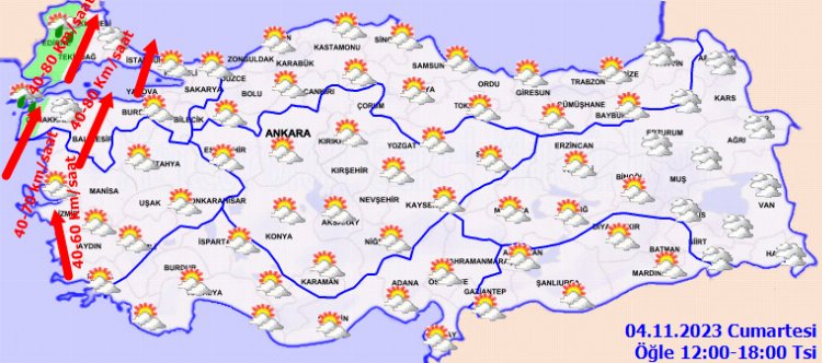 Fırtına ve sel uyarısı 1