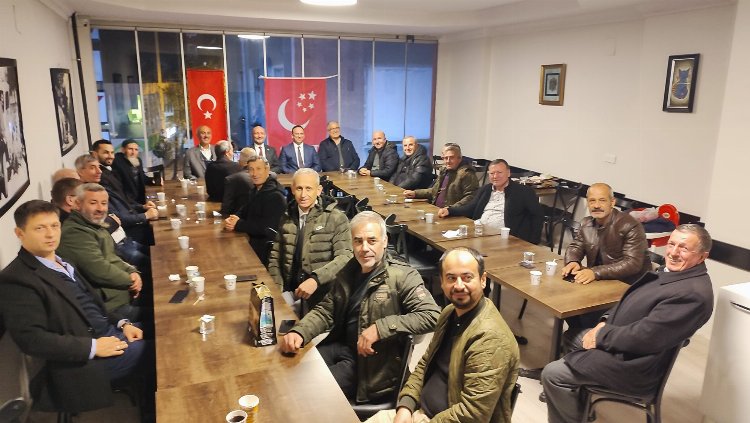 Saadet Partisi Keşan'da oda başkanları ile buluştu 1