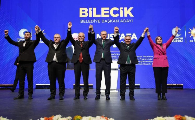 AK Parti'nin Bilecik adayı miting havasında karşılandı 1