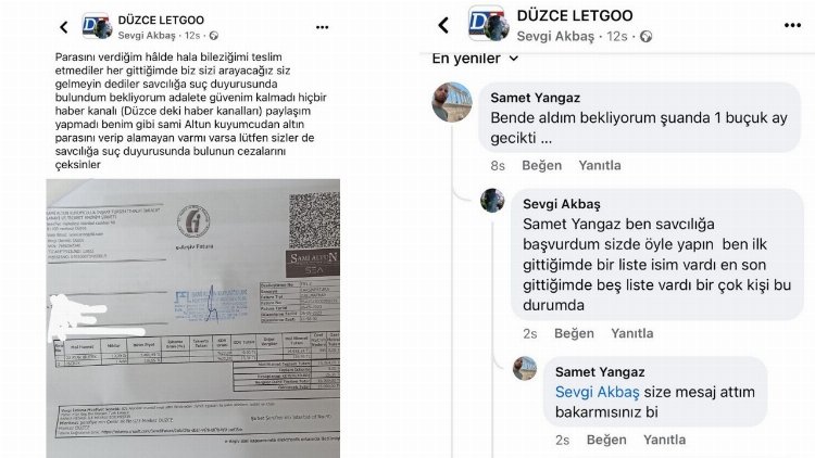 Düzce'de 'yılların kuyumcusu ürünleri teslim etmiyor' iddiası 1