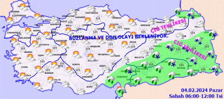 Meteoroloji'den buzlanma ve don uyarısı 1