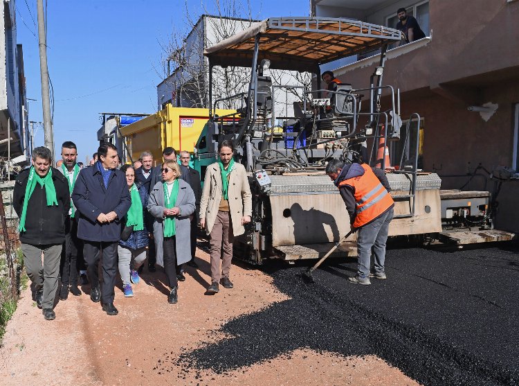 Osmangazi’de 15 sokağın yolları yenilendi 2