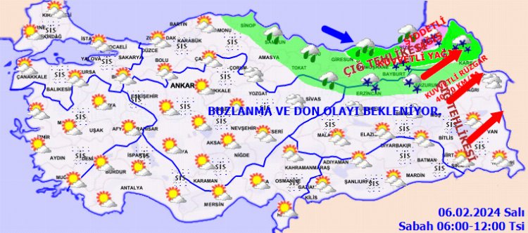 Ülkemizde bugün hava durumu 1