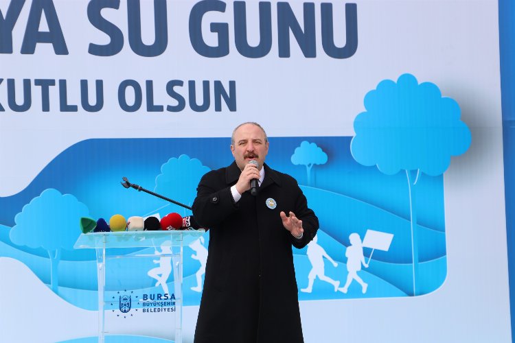 Bursa'da Barış için su yürüyüşü 3