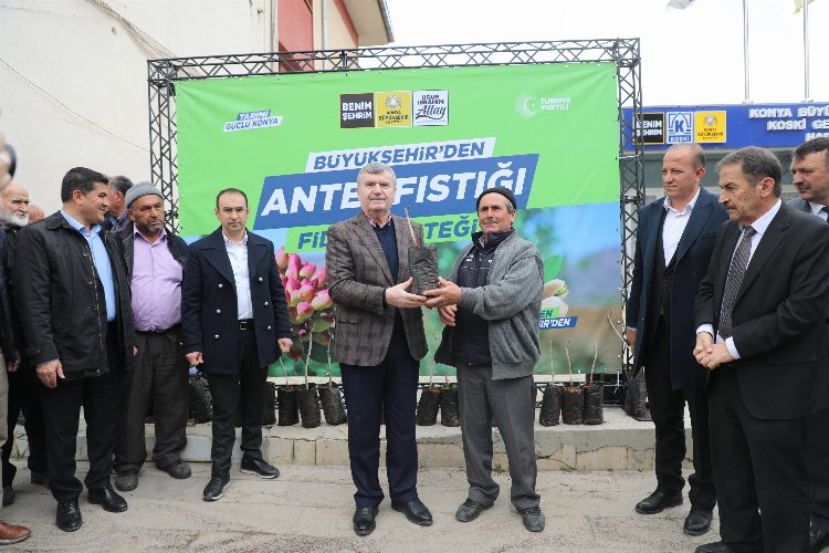 Konya'da kırsala 'Antep Fıstığı' desteği 1