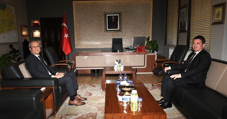 Başkan Erkan Aydın ilk resmi ziyaretini gerçekleştirdi 1