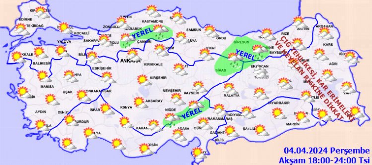 Yurt genelinde bugün hava nasıl olacak? 2